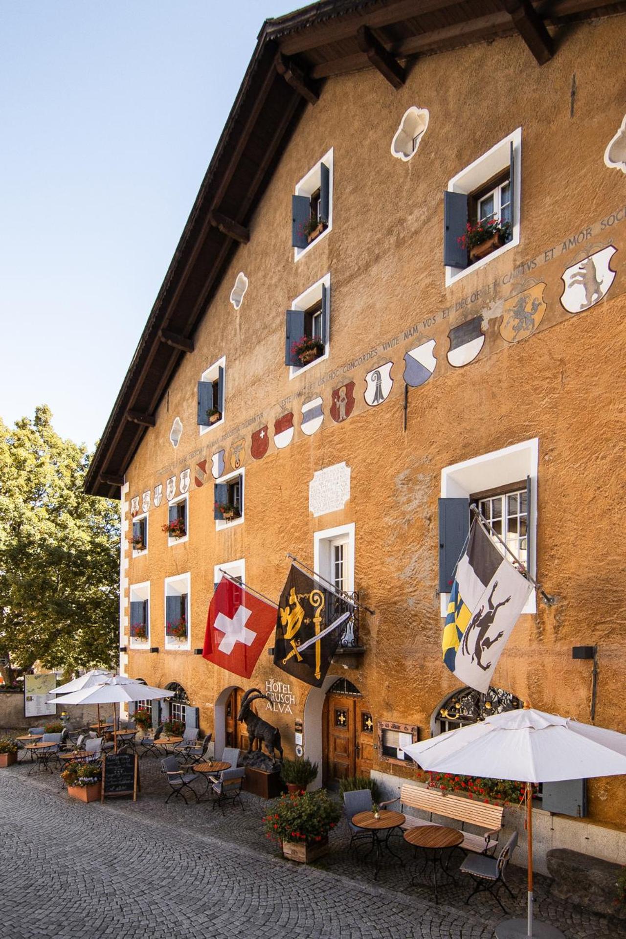 Historic Hotel Crusch Alva Цуоц Екстер'єр фото